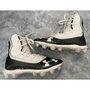 Under Armour UA Boy High Top Highlight Football Cleats Shoes, Size Youth 6